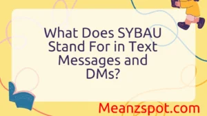 Read more about the article What Does SYBAU Stand For in Text Messages and DMs?