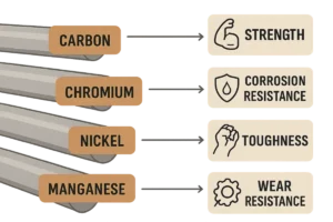 Read more about the article How Different Steel Alloys Affect Industrial Performance