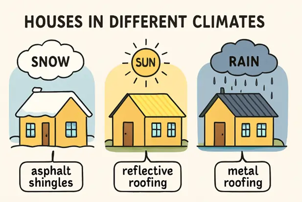 How Climate Conditions Influence Modern Roofing Choices